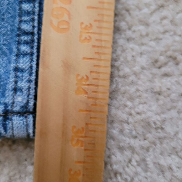 Levi's 559 Jeans Mens 36X35 (Tag 36X34) Blue Relaxed Straight Red Tab Jeans - Picture 5 of 12